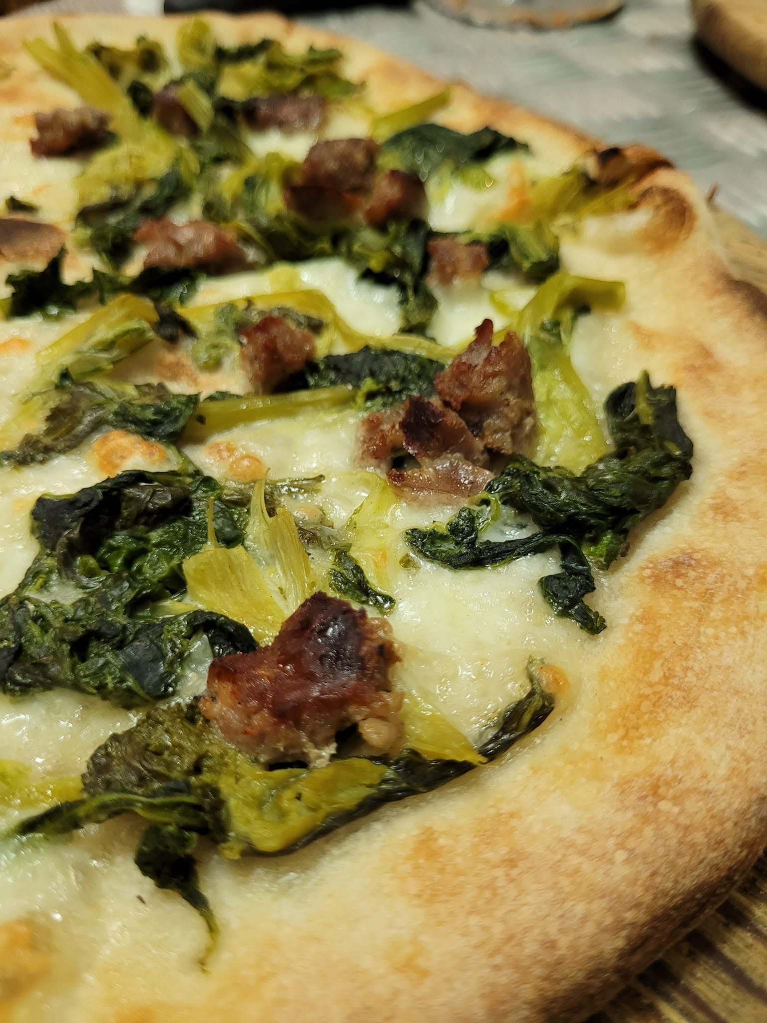 Pizza Rape e Salsiccia della Pizzeria del Vicolo